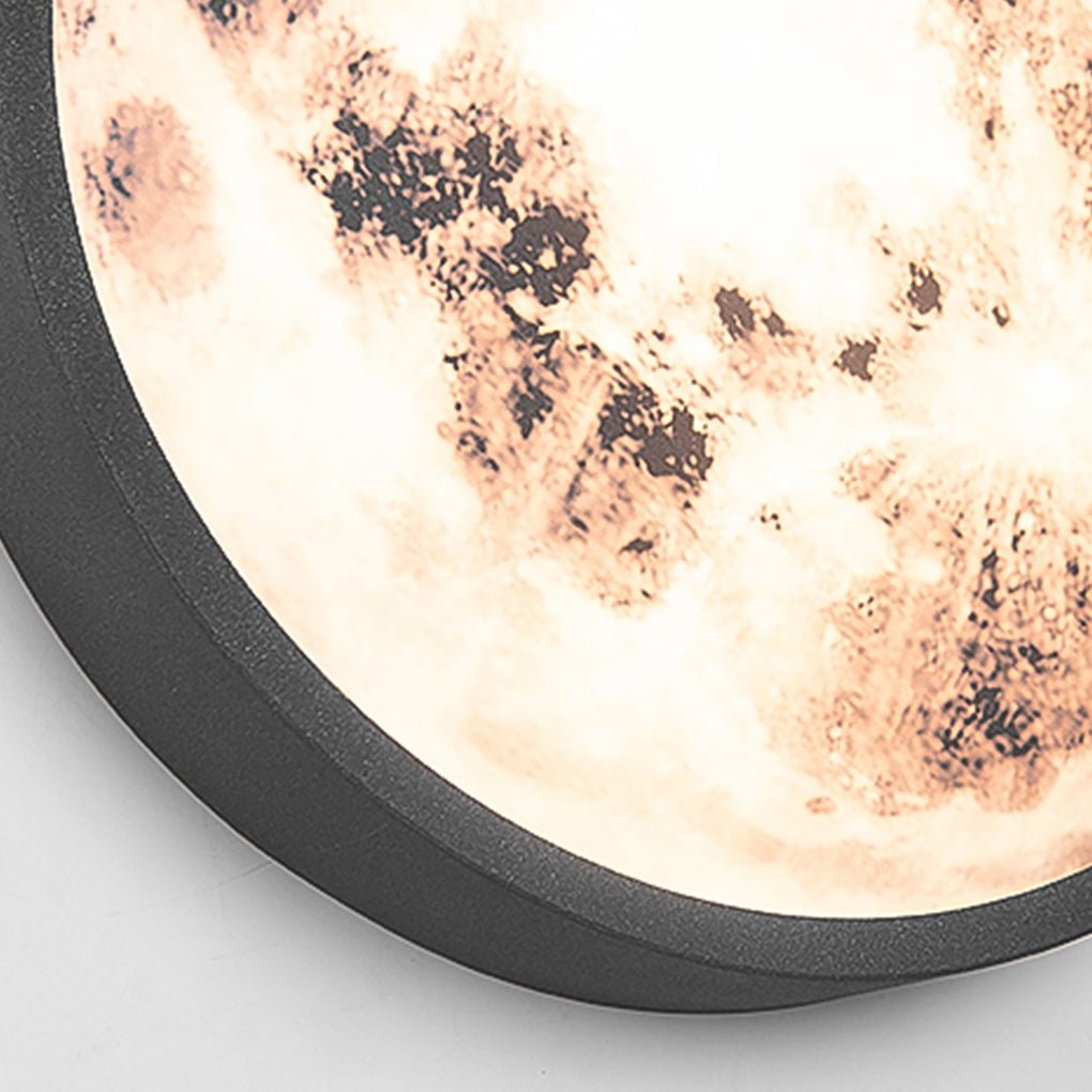 Moon Design Outdoor Waterproof LED Wall Light