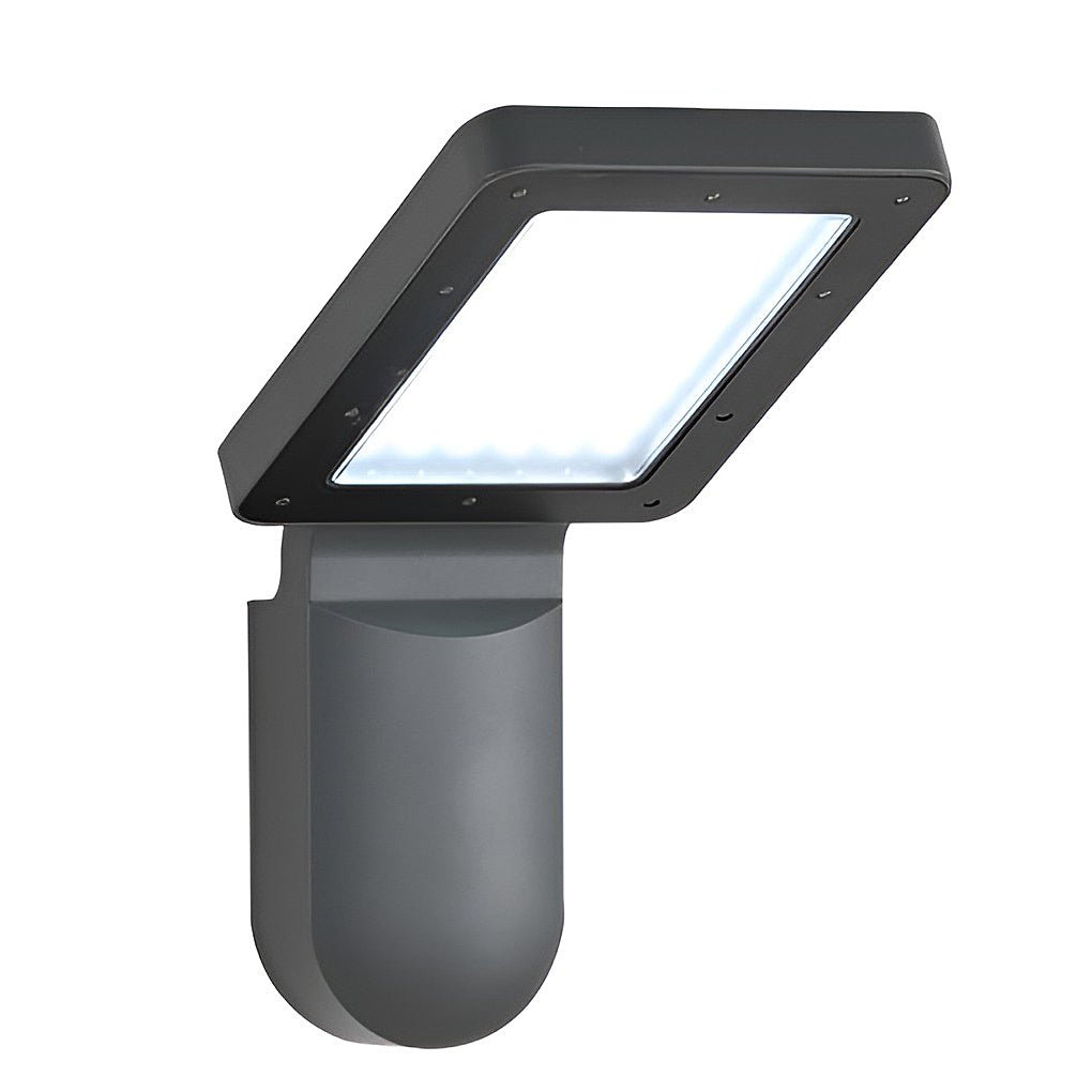 Solar LED Outdoor Wall Sconce – Industrial Aluminum Design