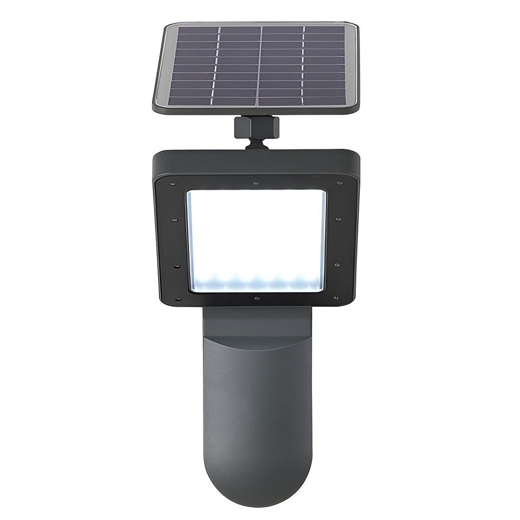Solar LED Outdoor Wall Sconce – Industrial Aluminum Design