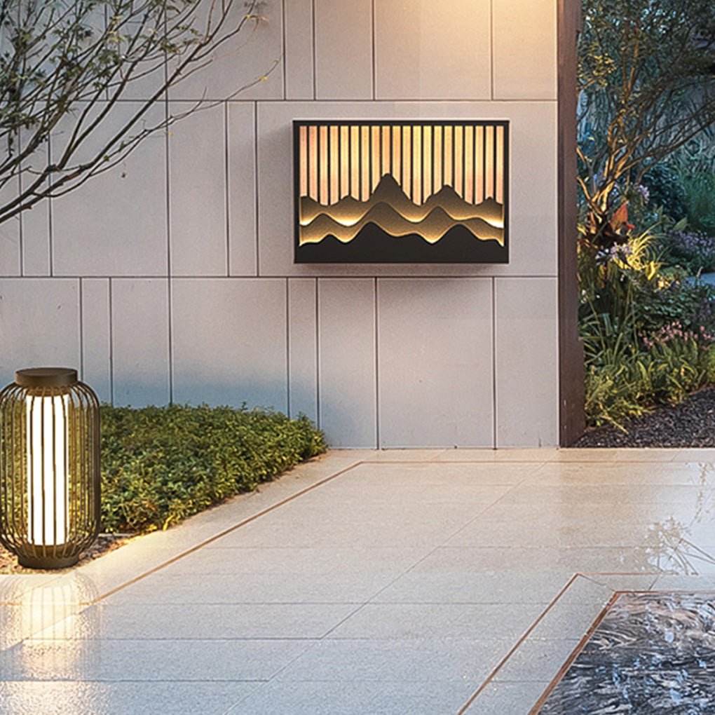 Modern Landscape LED Wall Sconce – Stainless Steel Outdoor Lighting