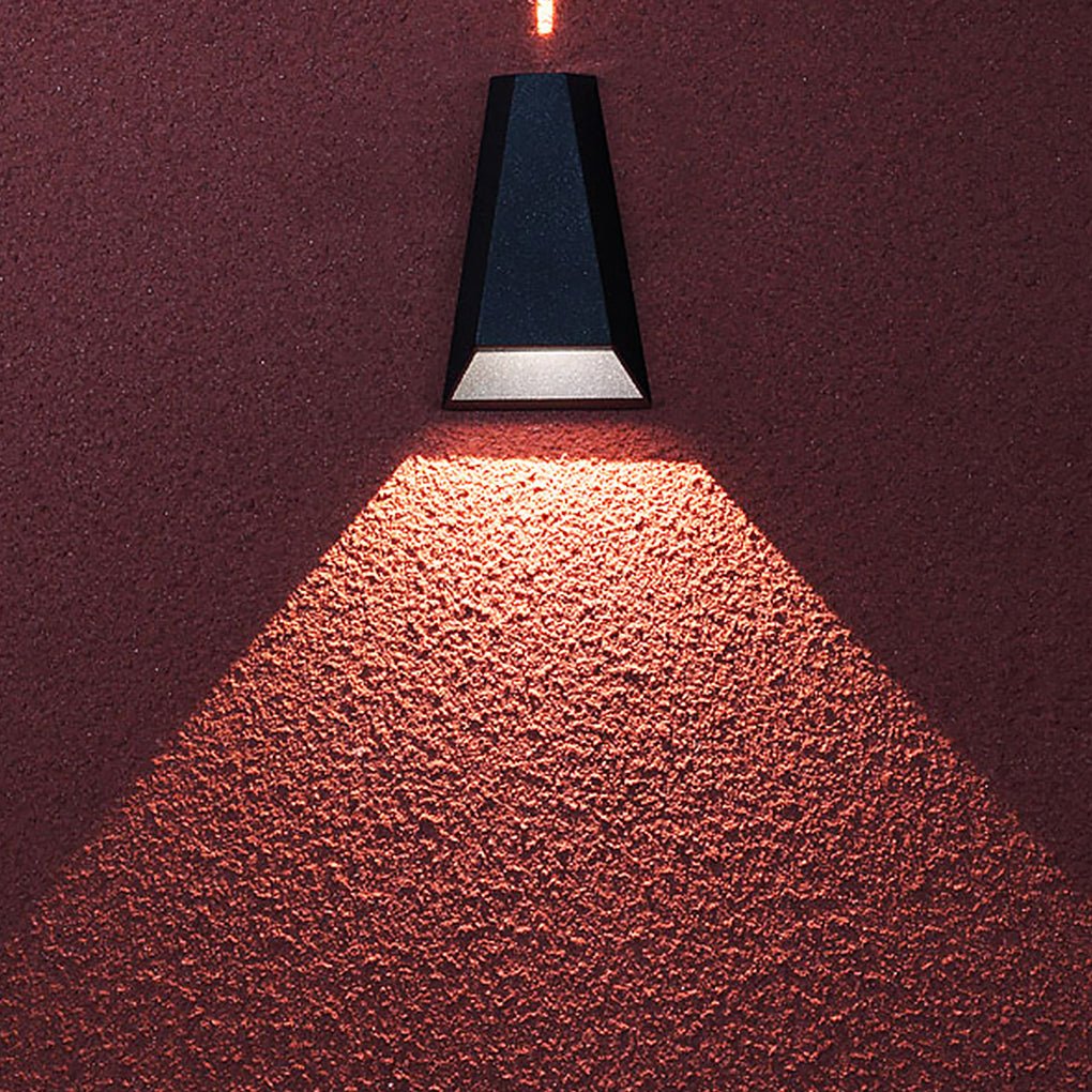 Modern Black LED Up Down Wall Light Waterproof Outdoor Sconce