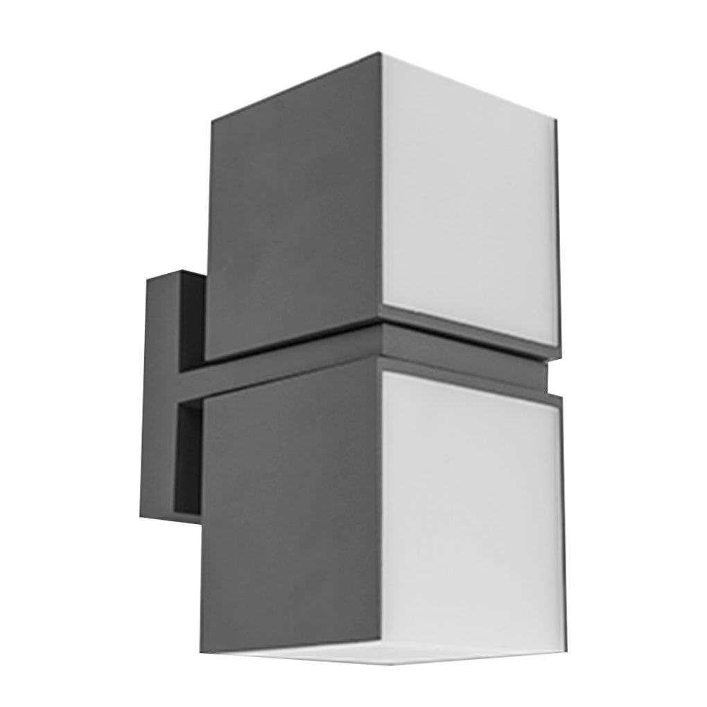 Modern Outdoor LED Wall Light – Waterproof Black Aluminum Sconce