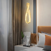 Crystal Ring LED Pendant Light with 3-Step Dimming Modern Chandelier