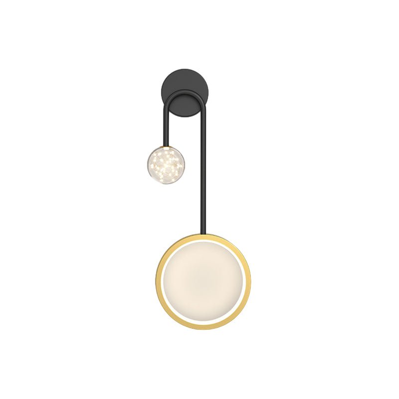 Modern LED Wall Sconce with Three-Step Dimming and Spotlight