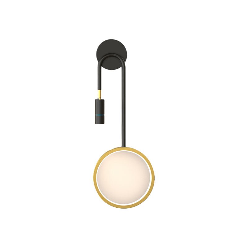 Modern LED Wall Sconce with Three-Step Dimming and Spotlight