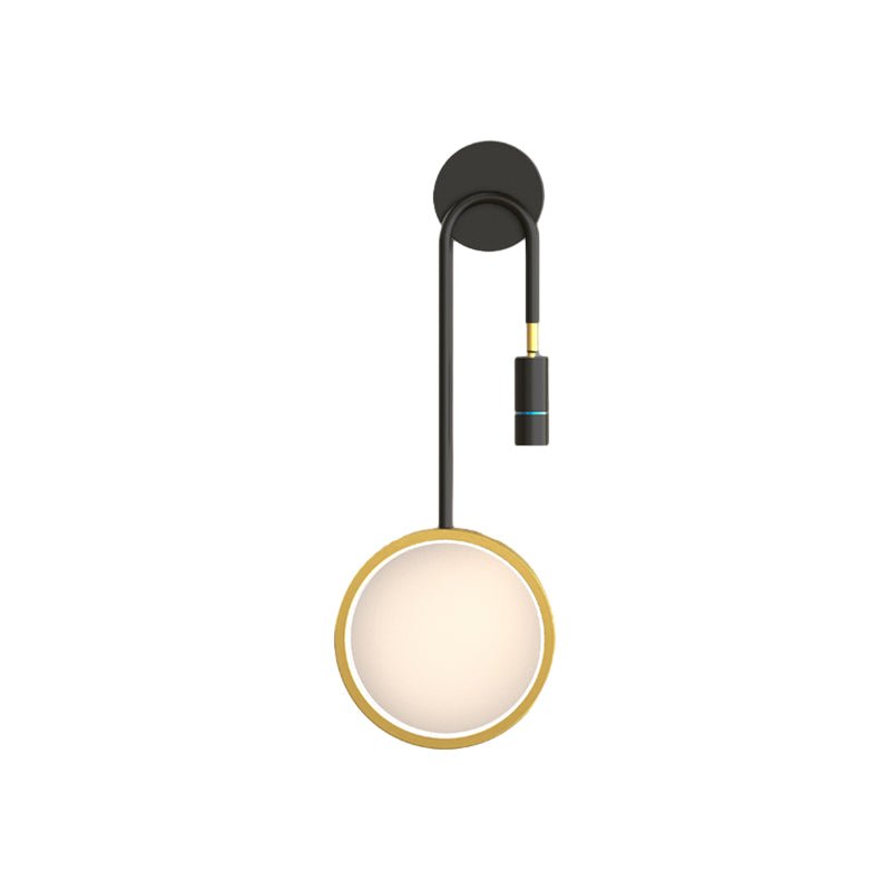 Modern LED Wall Sconce with Three-Step Dimming and Spotlight