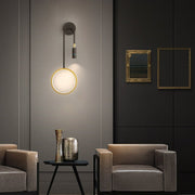 Modern LED Wall Sconce with Three-Step Dimming and Spotlight