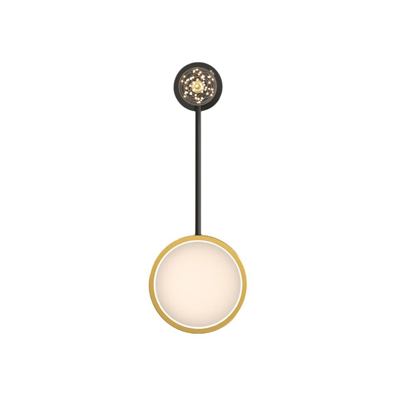 Modern LED Wall Sconce with Three-Step Dimming and Spotlight