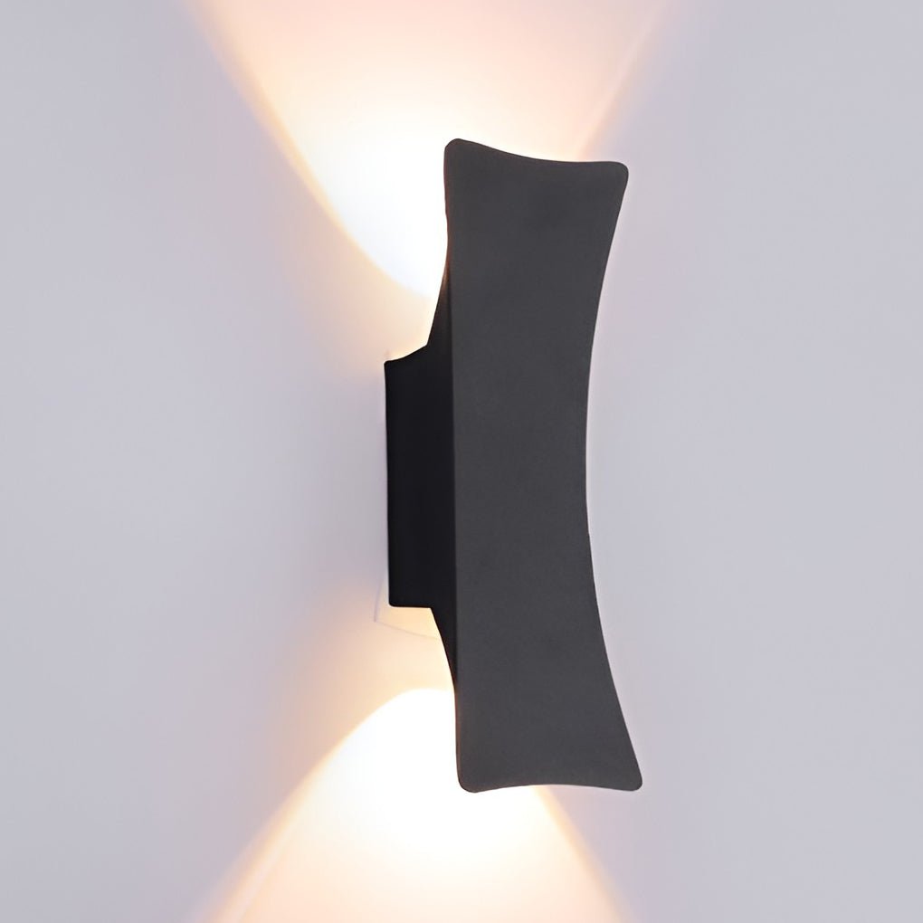 LED Outdoor Wall Light – Up Down Arc Design – Aluminum IP65