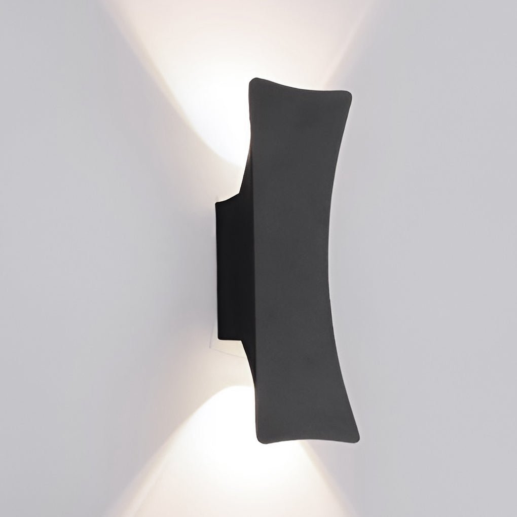 LED Outdoor Wall Light – Up Down Arc Design – Aluminum IP65