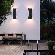 LED Outdoor Wall Light – Up Down Arc Design – Aluminum IP65