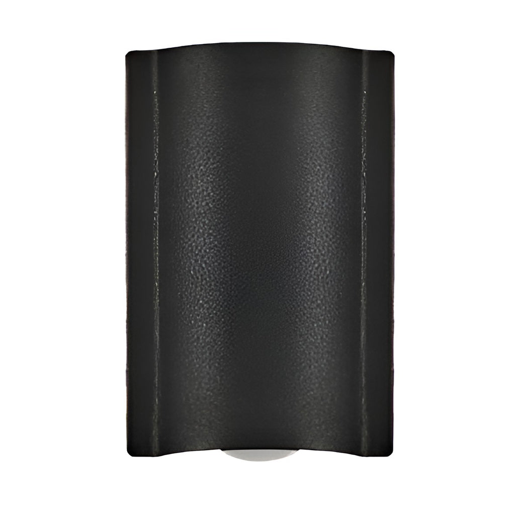 Wave Arc LED Outdoor Wall Light Waterproof Up Down Sconce Black