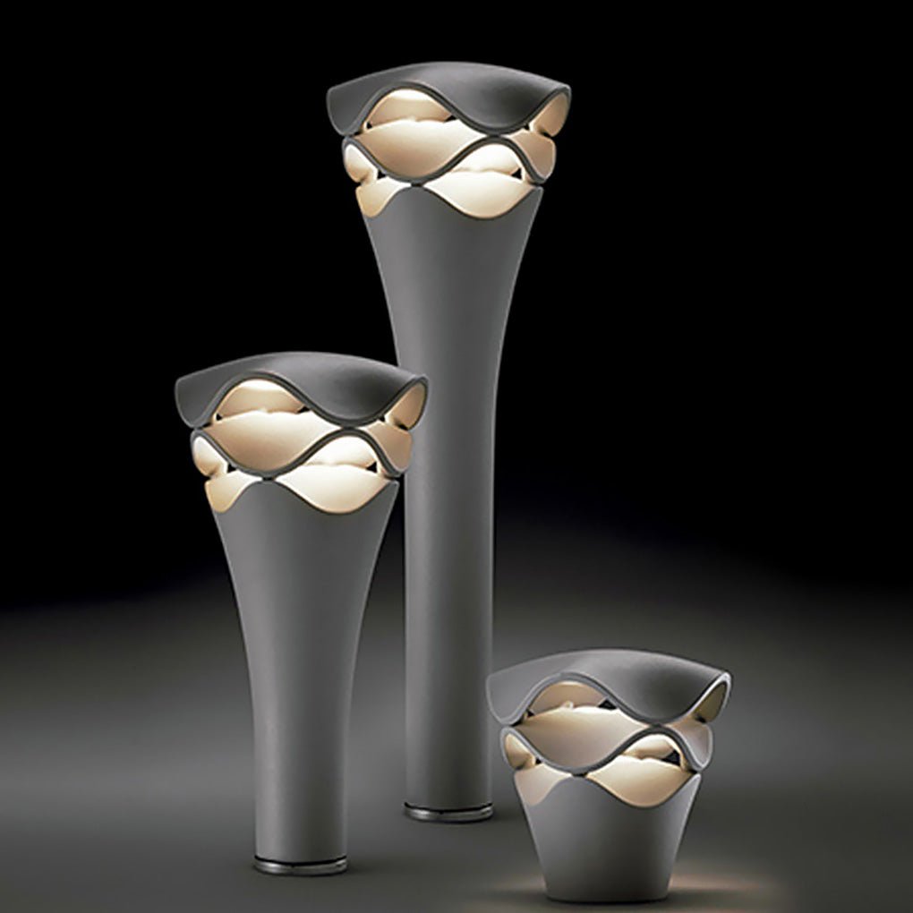 Layered Floral Design Outdoor LED Landscape Light | Die-Cast Aluminum