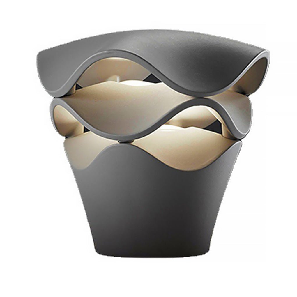 Layered Floral Design Outdoor LED Landscape Light | Die-Cast Aluminum