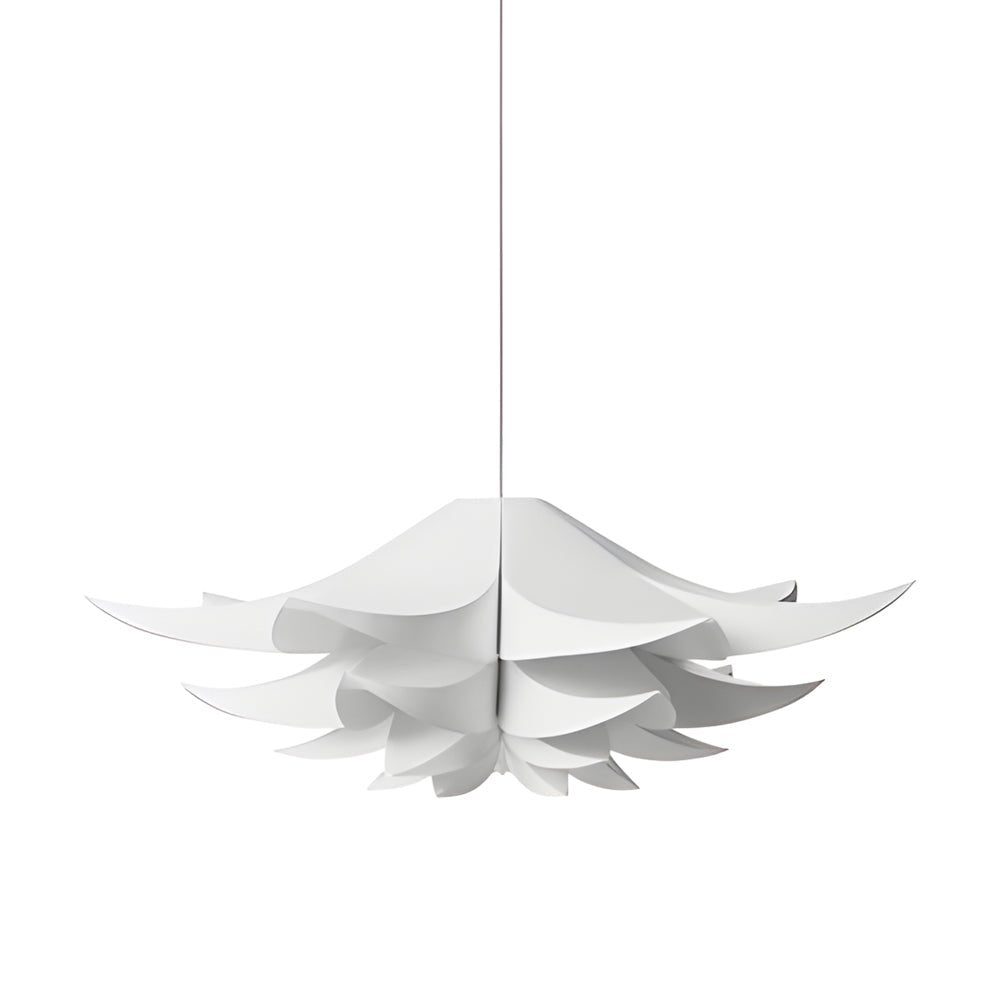White Petal Pendant Light with 3-Step Dimming - Modern Nordic