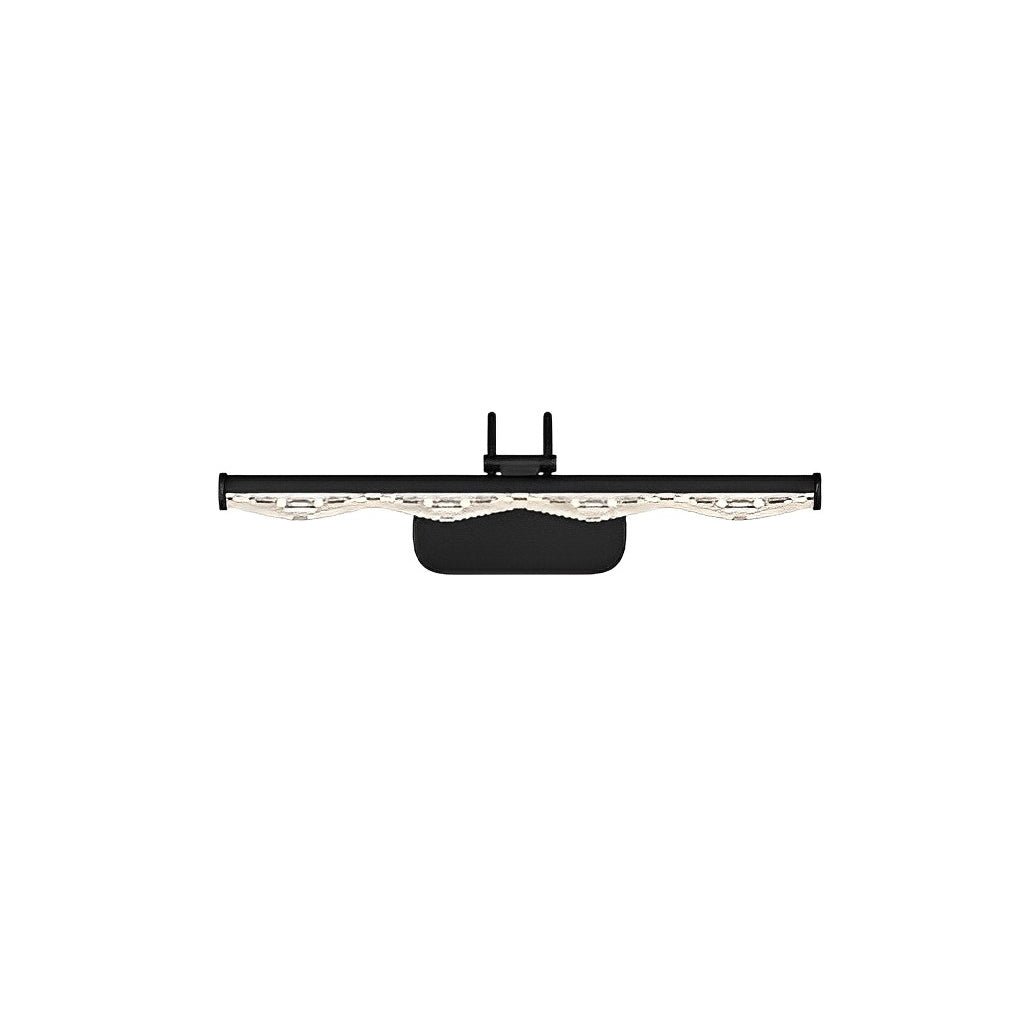 Modern LED Vanity Light with Multi-Faceted Prismatic Acrylic Shade