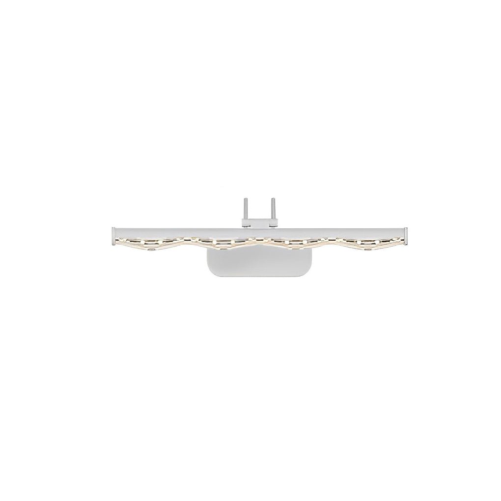 Modern LED Vanity Light with Multi-Faceted Prismatic Acrylic Shade
