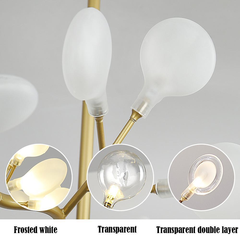 Sputnik Chandelier Modern Firefly Design Aluminum Acrylic Ceiling