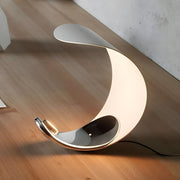 Curl Chrome LED Table Lamp - Touch Dimmer Control