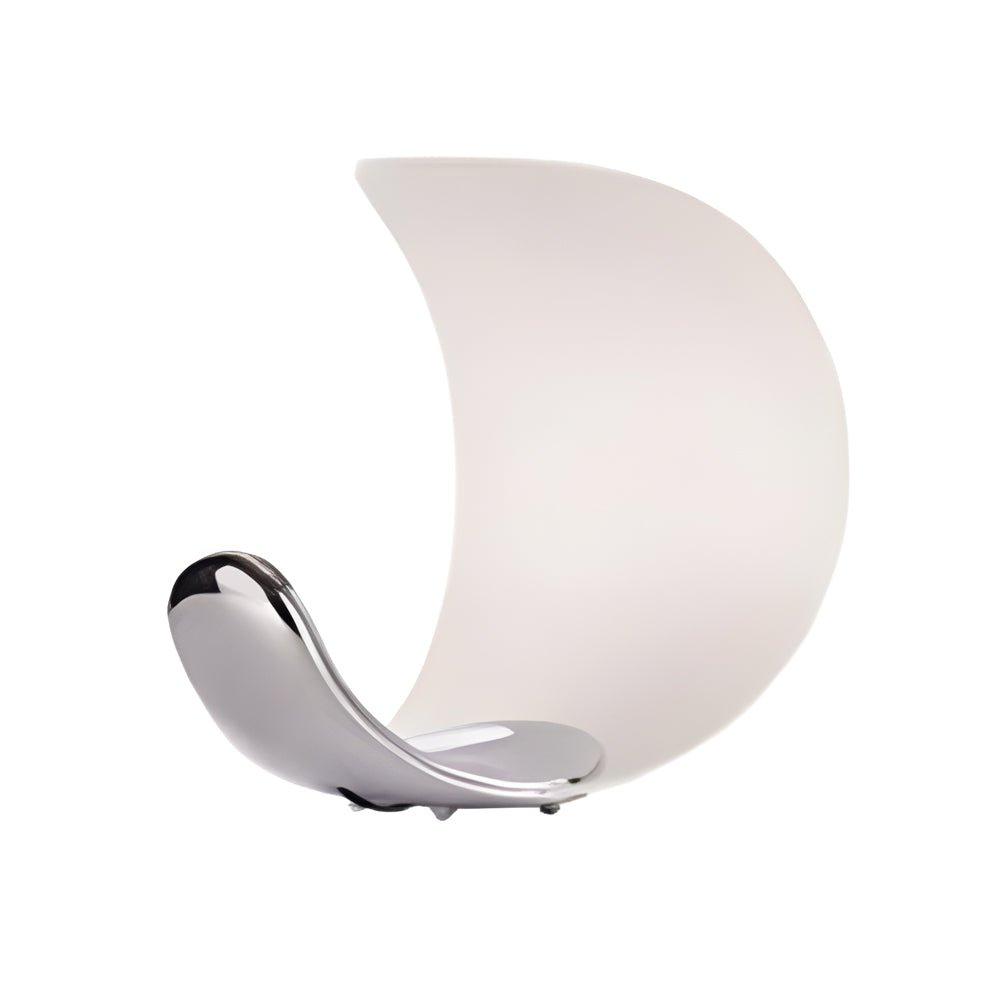 Curl Chrome LED Table Lamp - Touch Dimmer Control