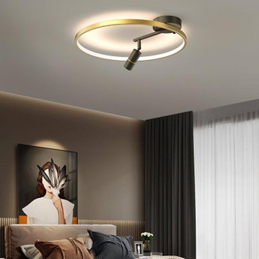 LED Circle Flush Mount Ceiling Light – Dimmable Modern Spotlight