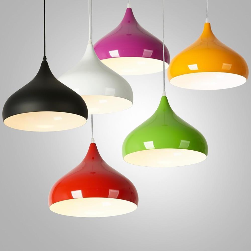 9-Inch Metal Dome Pendant Light - Modern Downlight Fixture