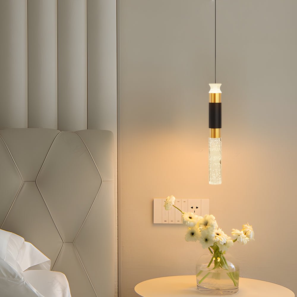 Modern Cylinder LED Pendant Light with 3-Step Dimming - Aluminum