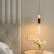 Modern Cylinder LED Pendant Light with 3-Step Dimming - Aluminum