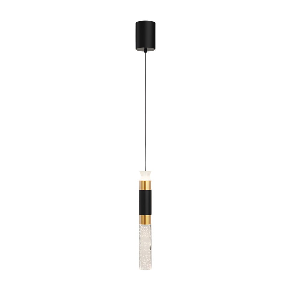 Modern Cylinder LED Pendant Light with 3-Step Dimming - Aluminum