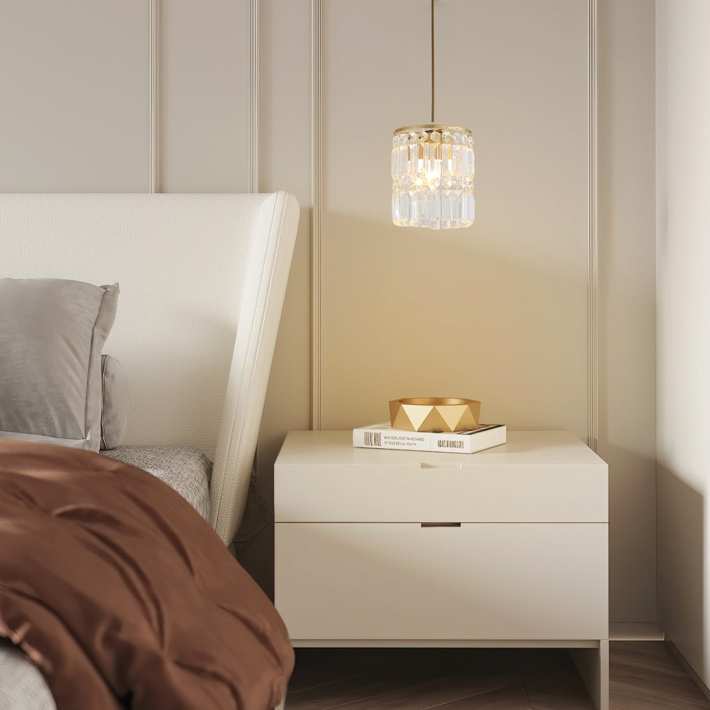 Crystal Pendant Light with 3-Step Dimming | Modern Nordic Design