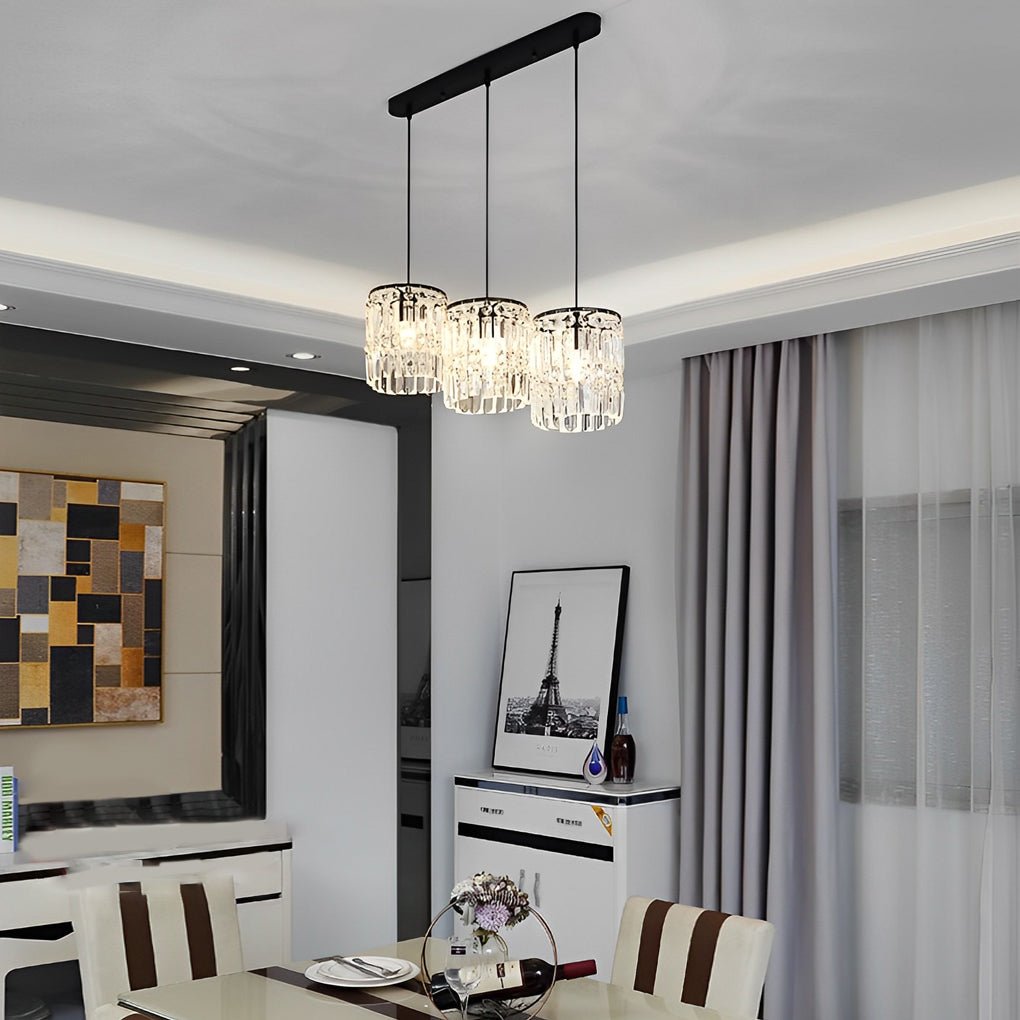 Crystal Pendant Light with 3-Step Dimming | Modern Nordic Design