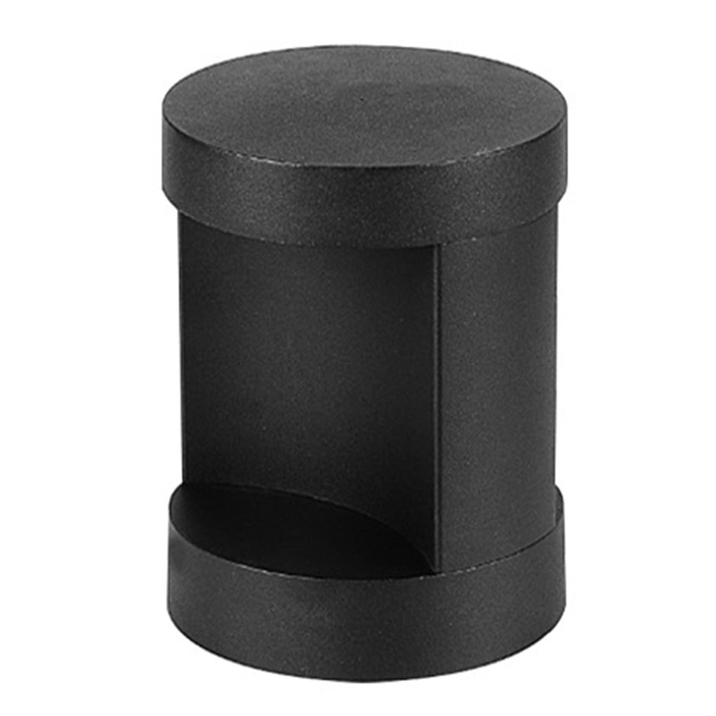 Modern Cylinder Lawn Lamp - LED Solar & Hardwired Outdoor Light