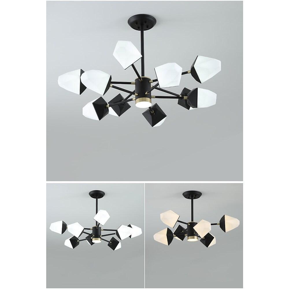 Geometric Pendant Light Nordic Metal Acrylic LED Ceiling Fixture