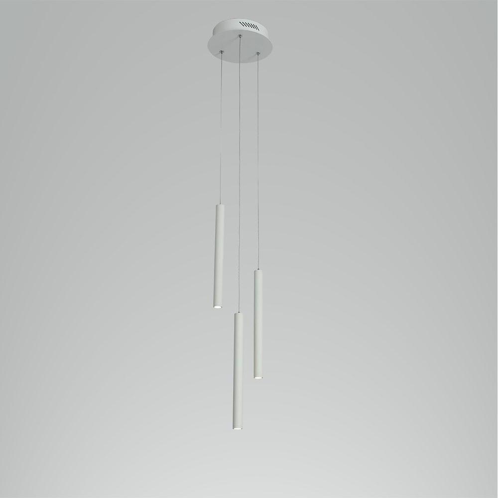 3-Light Adjustable LED Pendant Light Set – Modern Aluminum Island