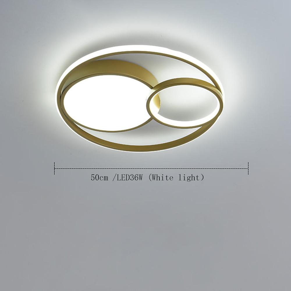 3-Ring Minimalist Acrylic LED Flush Mount Ceiling Light
