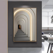 LED Canvas Wall Art with Remote Control - Modern Illuminated Painting