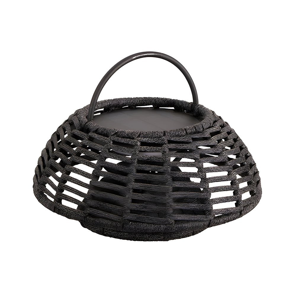 Hand-Woven Rattan Waterproof LED Outdoor Chandelier