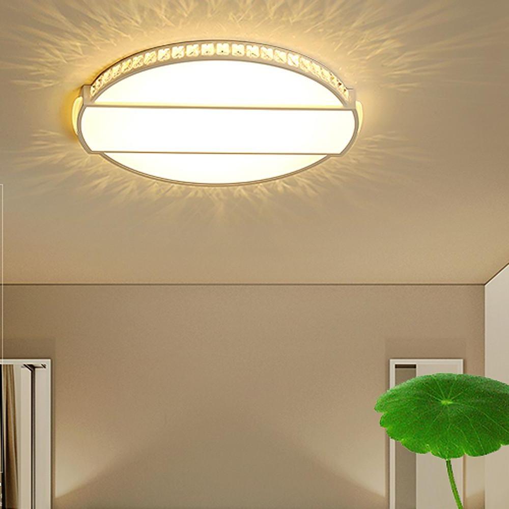 Modern Square LED Flush Mount Ceiling Light 20" Acrylic Ambient