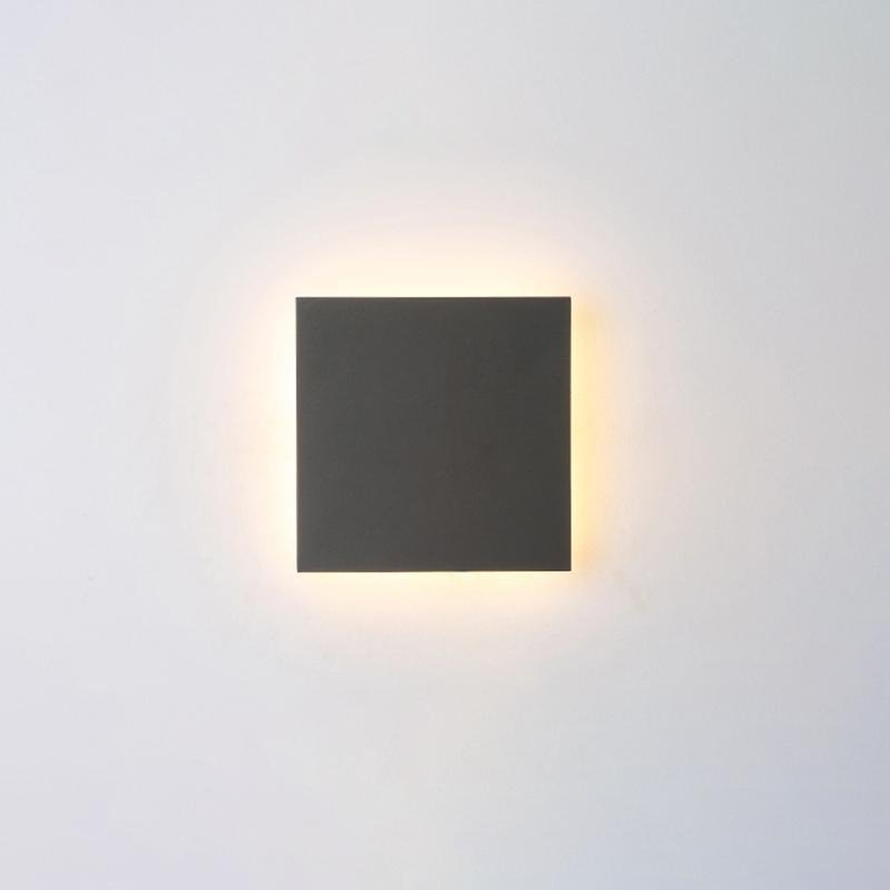 Modern LED Outdoor Wall Light - Waterproof Aluminum Square & Round