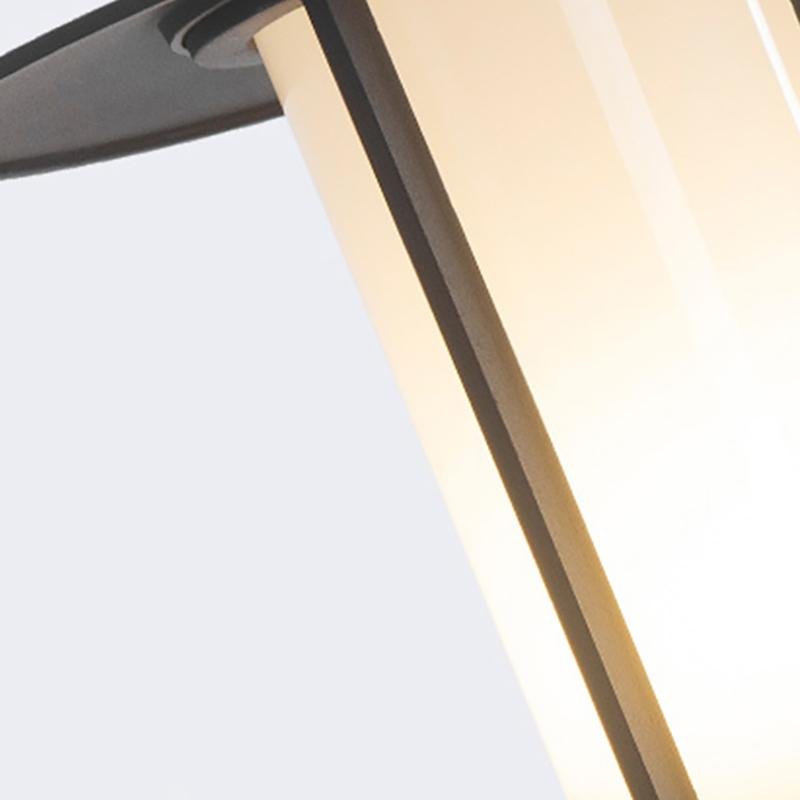 Top Hat Retro Outdoor Wall Light – Waterproof LED Aluminum Black