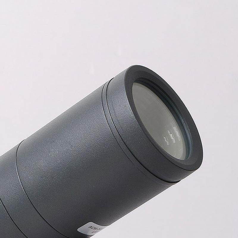 Adjustable Aluminum LED Outdoor Spotlight - Modern Black Garden Light