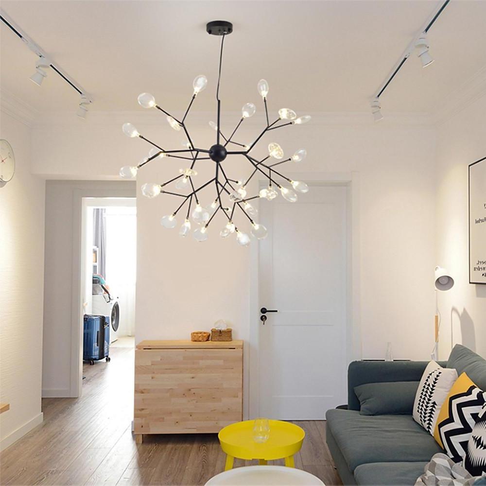 36-Light LED Sputnik Chandelier – Modern Cluster Design