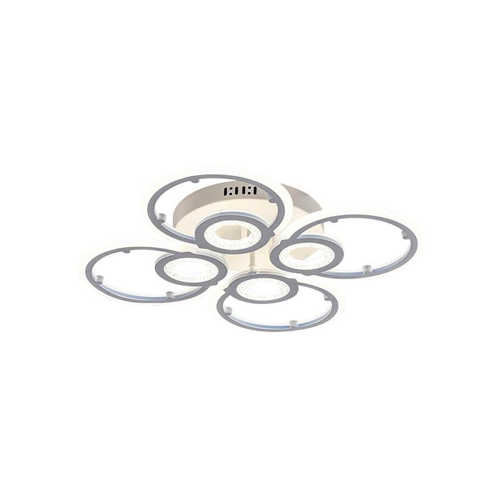 Nordic Geometric Metal Ring Flush Mount LED Ceiling Light