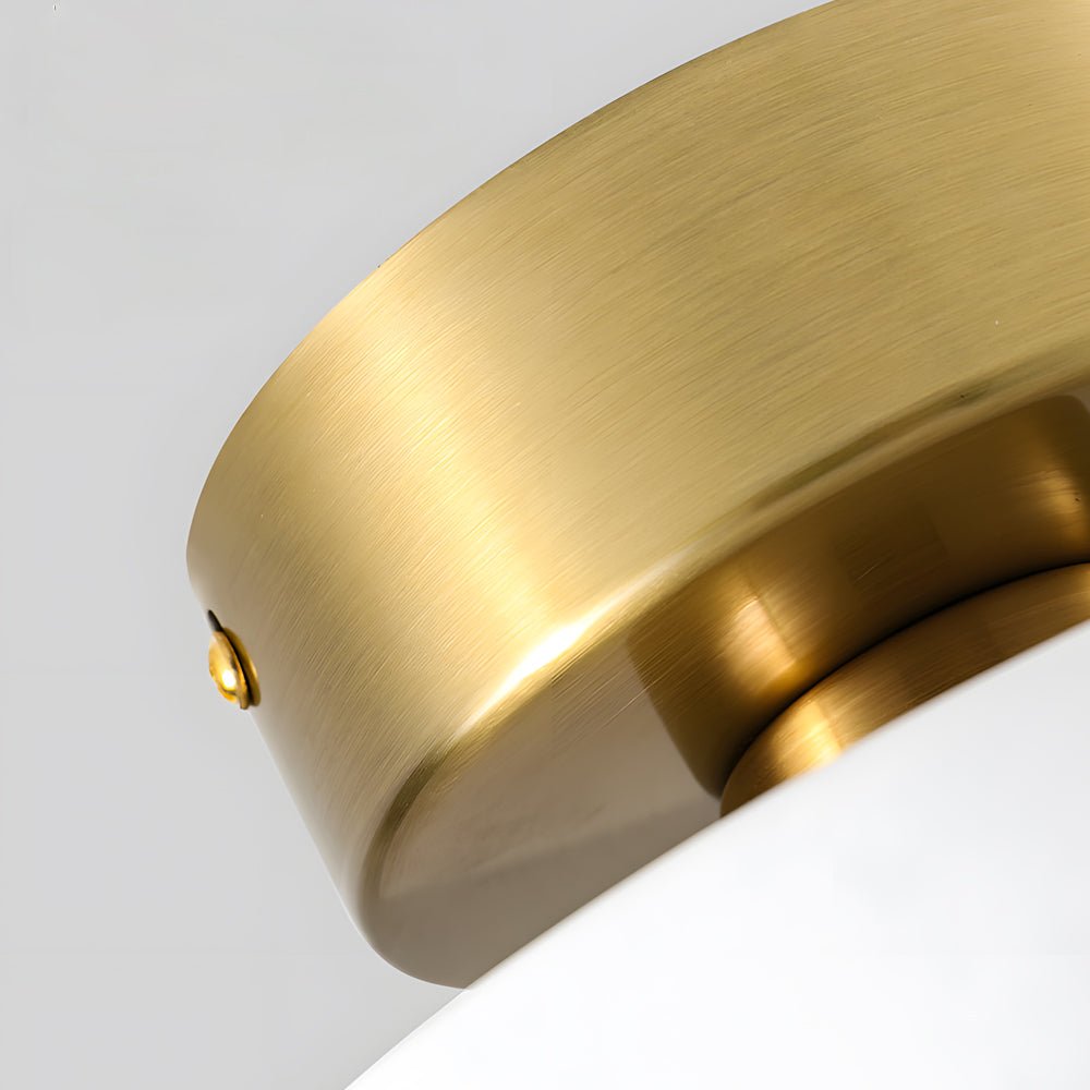 10" Modern Round Semi Flush Mount Ceiling Light - 3-Step Dimming