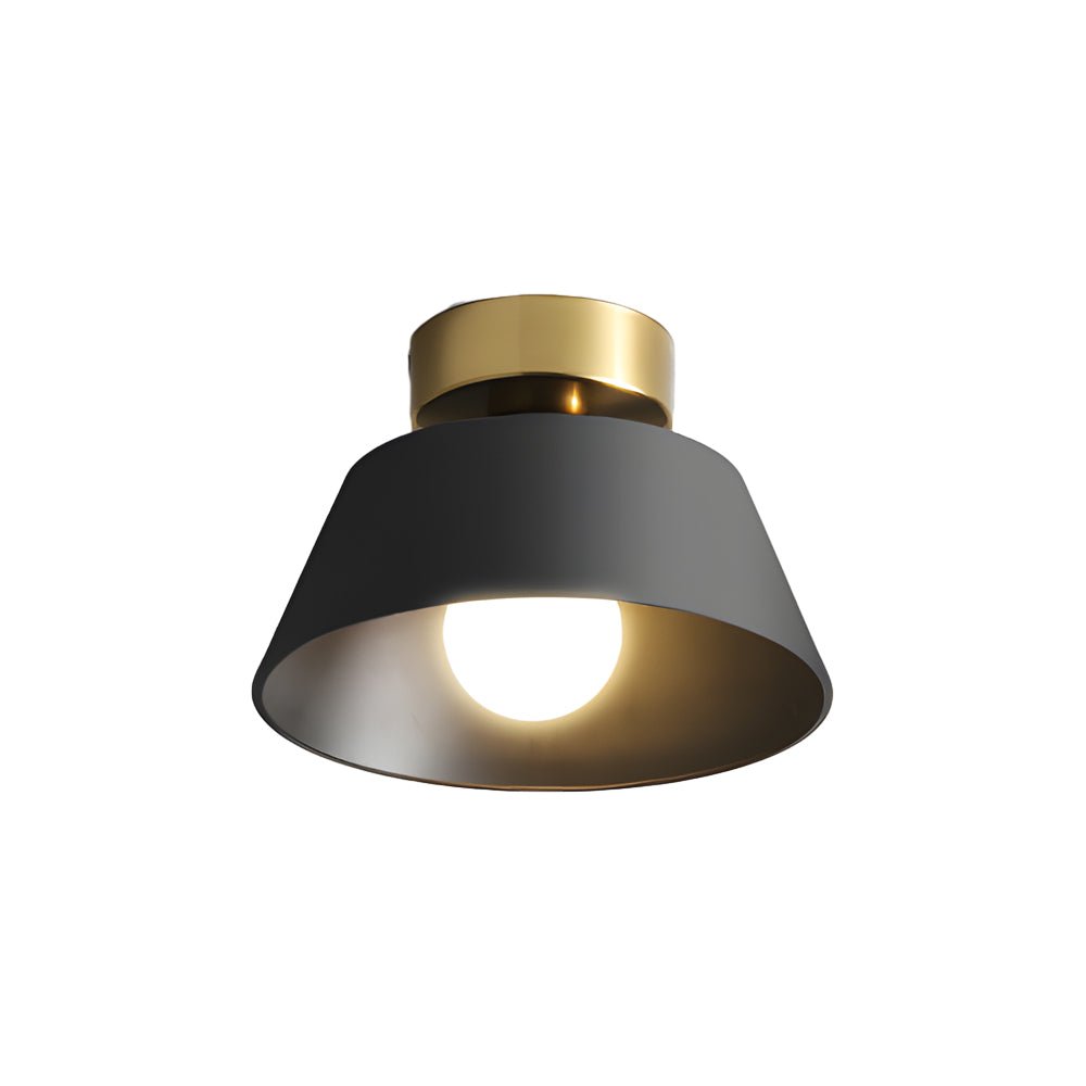 10" Modern Round Semi Flush Mount Ceiling Light - 3-Step Dimming