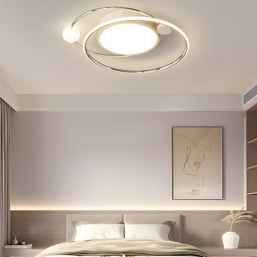 20" Modern Nordic LED Flush Mount Ceiling Light with Dimming