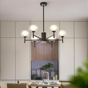 Sputnik Chandelier 18-Light Glass Bubble Industrial Modern Pendant