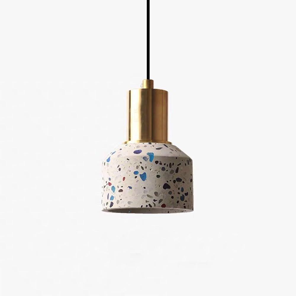 Modern Industrial Metal Pendant Light - Round Shade Design