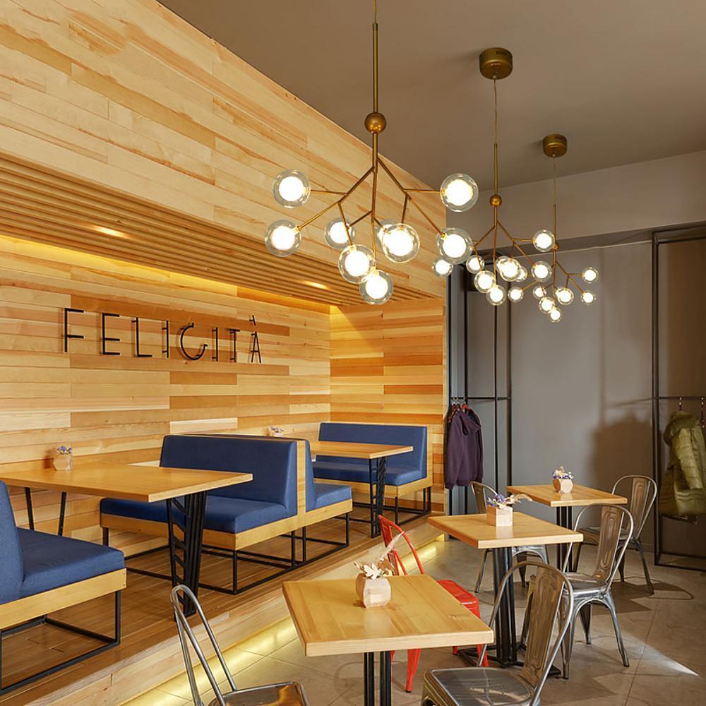 Modern Sputnik Chandelier 9-Light Metal Cluster Pendant Ceiling Light