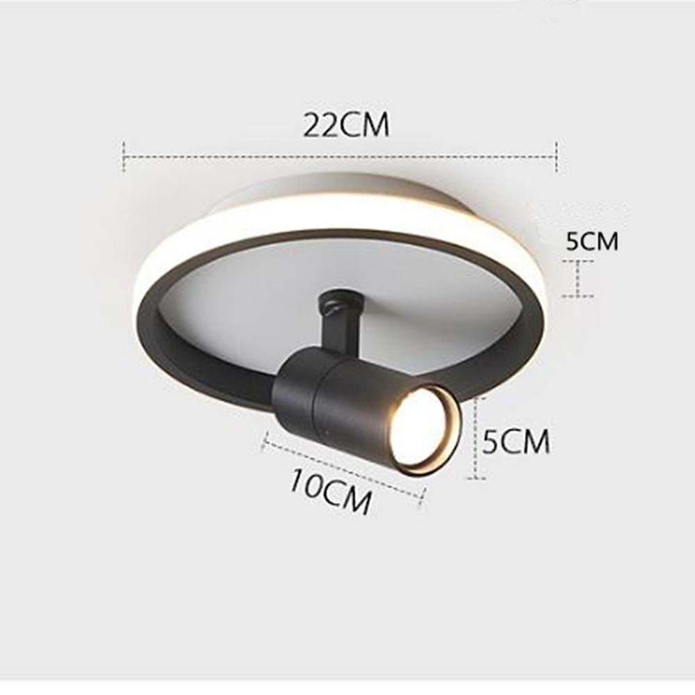 Modern LED Adjustable Spotlight Ceiling Light - Metal Flush Mount